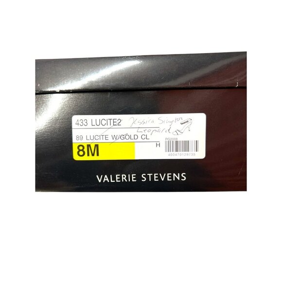 Jessica Simpson Leopard Print Pointed-Toe Heels 3.5" Stiletto Black & Tan Faux F - Picture 10 of 10